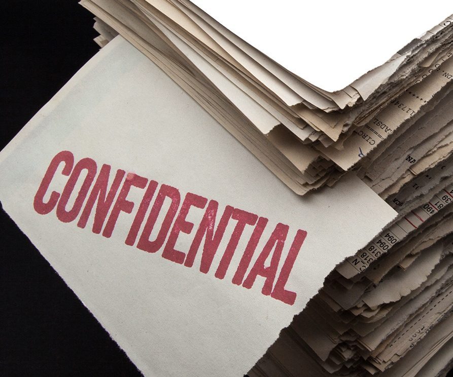 Confidential document
